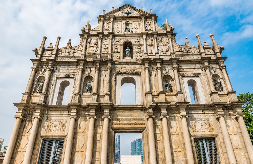 澳门大三巴牌坊世界遗产